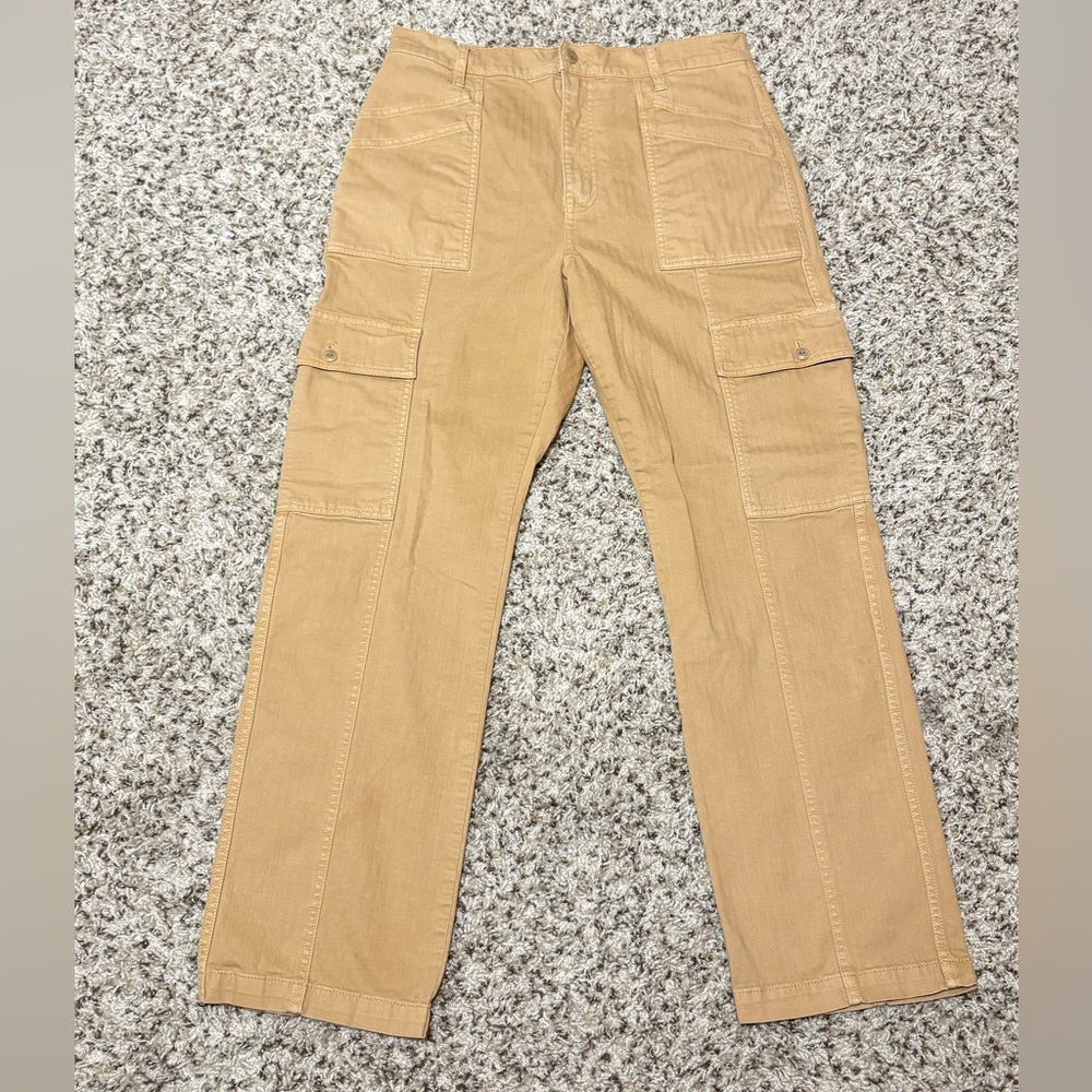 Madewell Straight Fit Khaki Cargo Pants Size 30
